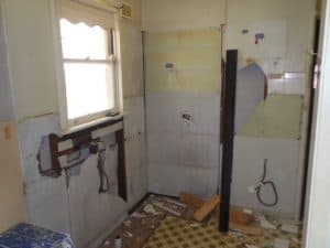 Renovating a demolished batthroom