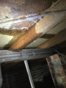 leak from home causing damp sub floor joists